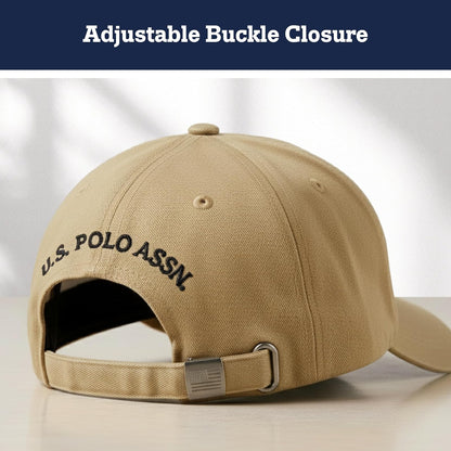 U.S. Polo Assn. U.s. Polo Assn. Gorra de béisbol Ajustable de Sarga de algodón Lavado para Hombre con Logotipo de Pony y ala Curvada Gorra de béisbol para para Hombre