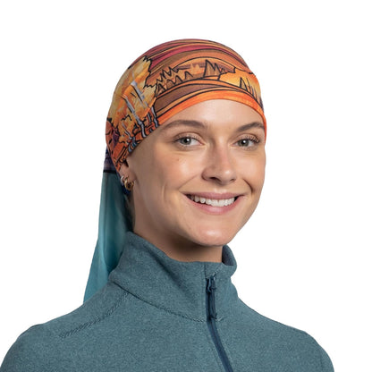 BUFF CoolNet UV Neck Gaiter, UPF 50 Sun Protection, , Cooling Bandana, Versatile, Quick Dry Face Mask, Rocky Mountain National Park, Adult Size
