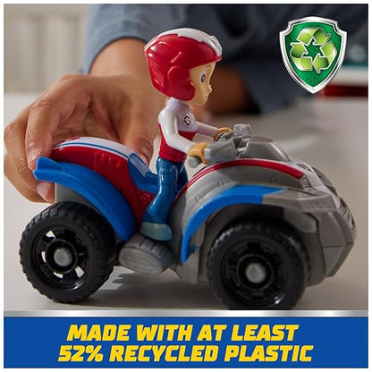 Paw Patrol, Quad de Ryder, vehículo de Juguete con Figura de acción Coleccionable, Juguetes respetuosos con el Medio Ambiente para niños y niñas a Partir de 3 años