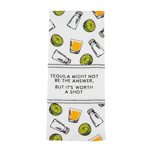 Mud Pie Fiesta Toalla de Mano, Tequila, 16.5 x 26 Pulgadas