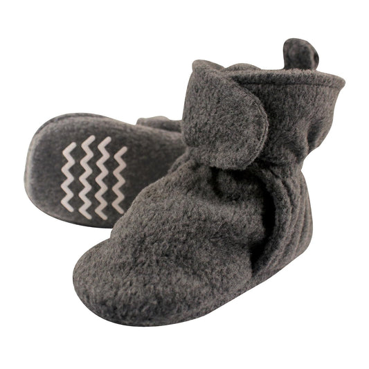 Hudson Baby Baby Cozy Fleece Booties with Non Skid Bottom