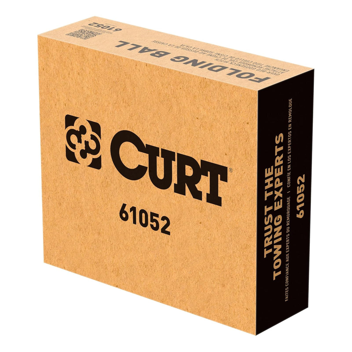 Curt Enganche de Cuello de Cisne Plegable 61052, 30000 LB, Bola 2-5/16 in, Negro