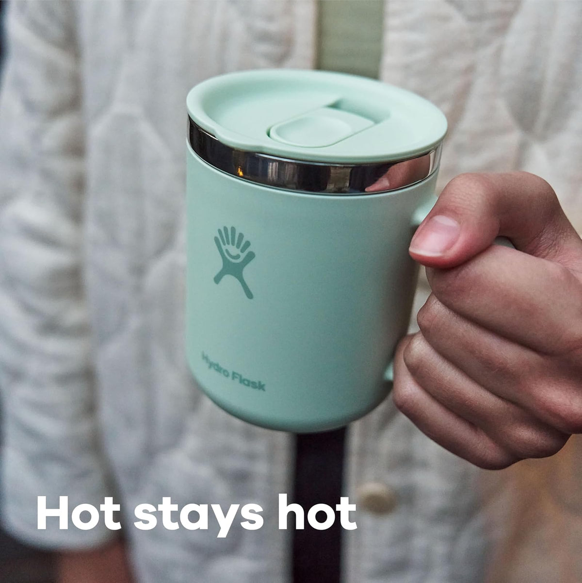 Hydro Flask Taza Térmica de Acero Inoxidable 12 oz Mango Agave