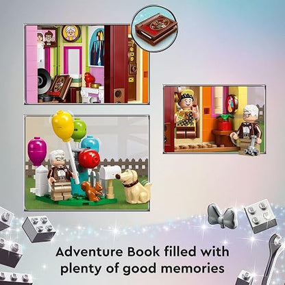 LEGO Set de Juguetes de construcción Disney y Pixar 43217 Casa de “Up”; Regalo Inspirado en la película para Fans a Partir de 9 años (598 Piezas)