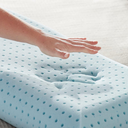 Weekender - Almohada de Memory Foam con Gel Refrescante - Firmeza Suave Media - Soporte para Cuello y Hombros - Para Dormir de Lado, Boca Arriba o Boca Abajo - Funda Lavable - Tamaño Queen