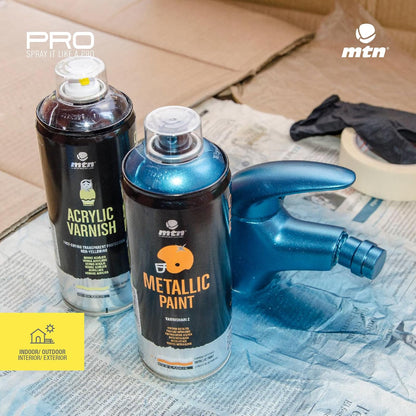 Montana Colors EX014PR1000 MTN PRO Pintura Metálica Oro Rosa, 1 Unidad, 400 ML