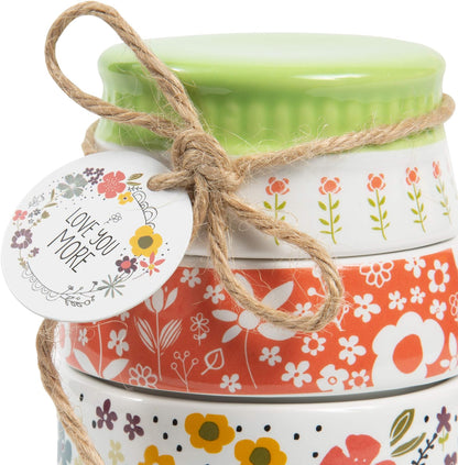 Love You More by Amylee Weeks 54217 - Juego de tazas medidoras, multicolor
