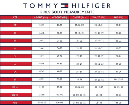 Tommy Hilfiger Short Sleeve Sporty Flag Taping Dress, Classic Style with Logo Design & Trim Vestido informalNiñas