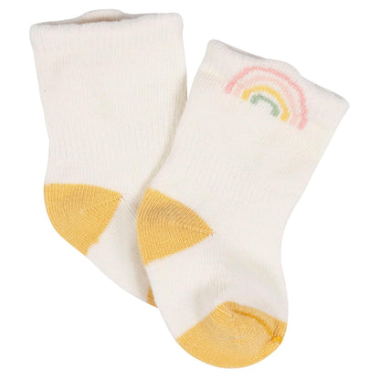 Gerber 8-pair Wiggle-proof Sock Calcetines a prueba de enredos Unisex bebé