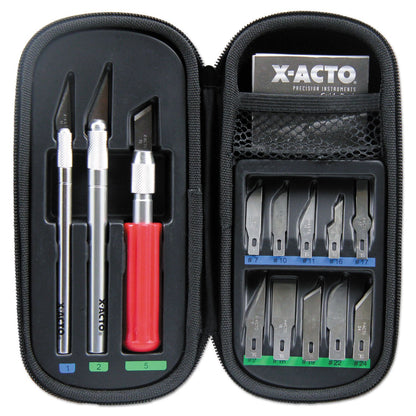 X-ACTO Compression Basic Knife Set, Great for Arts and Crafts, including Pumpkin Carving