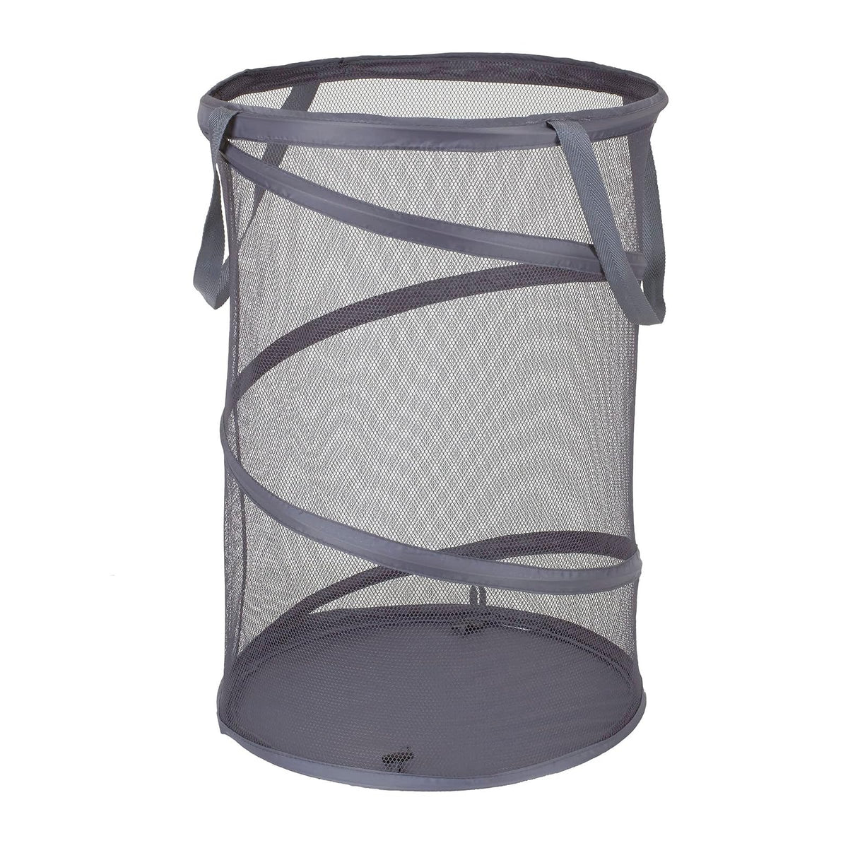 Household Essentials 2027-1 Cesta Plegable de Malla para Ropa Sucia | Carbón