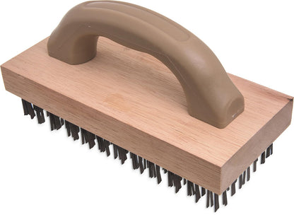 Carlisle FoodService Products CFS 4067600 Cepillo para Polvo ergonómico de Acero para Carnicero, 9-3/8 Pulgadas