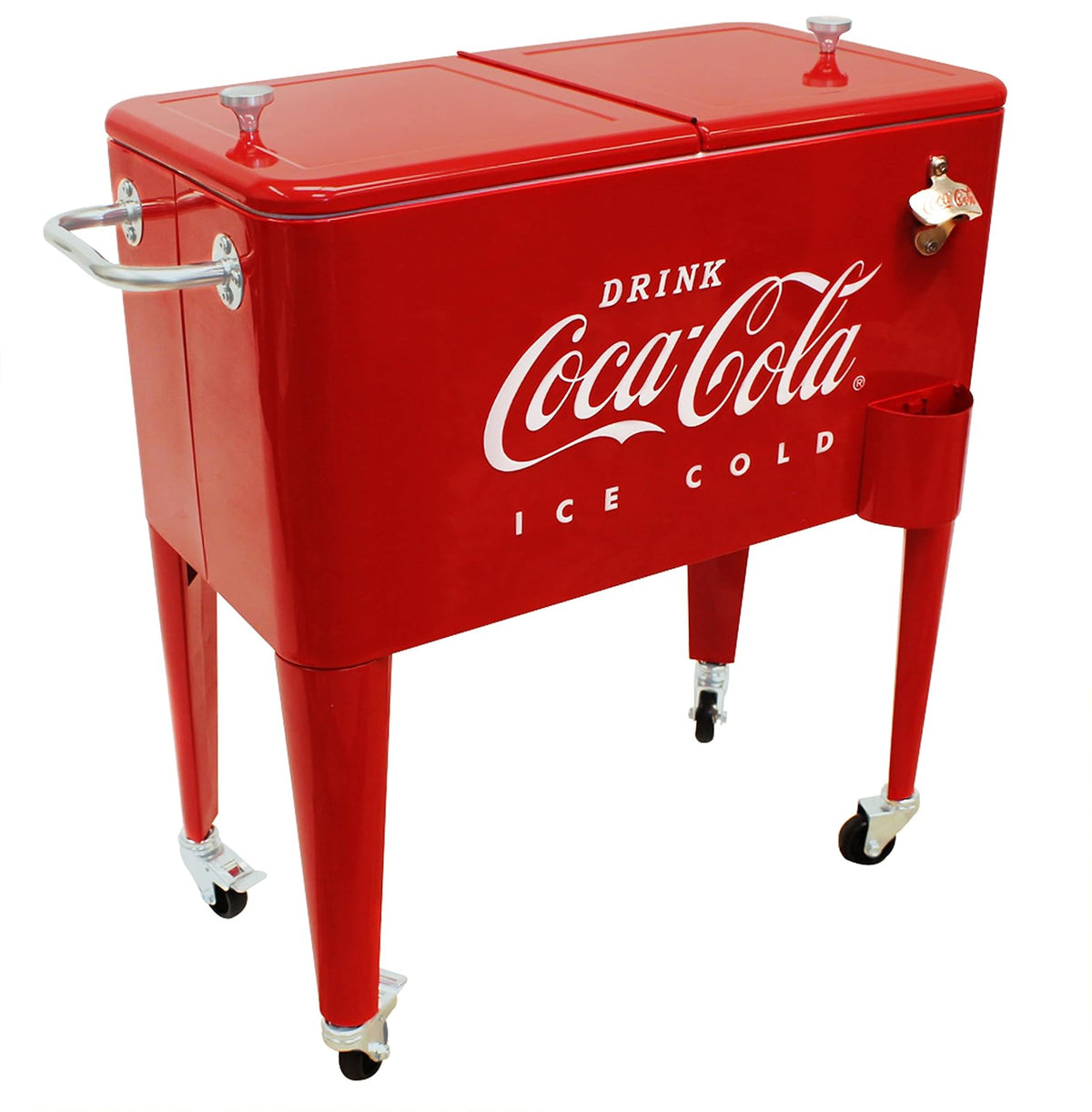 Leigh Country CP 98105 Refrigerador de Coca-Cola de 60 Cuartos de galón, Rojo