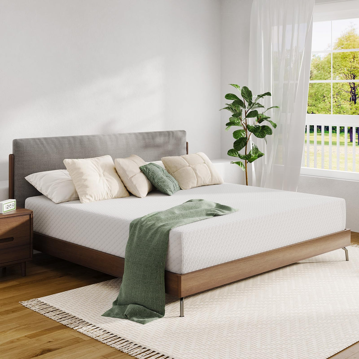 Novilla Colchón tamaño Individual, colchón de Espuma viscoelástica de 10 | Para apoyo equilibrado y alivio de presión, comodidad de enfriamiento para refresco nocturno, colchón certificado CertiPUR-US