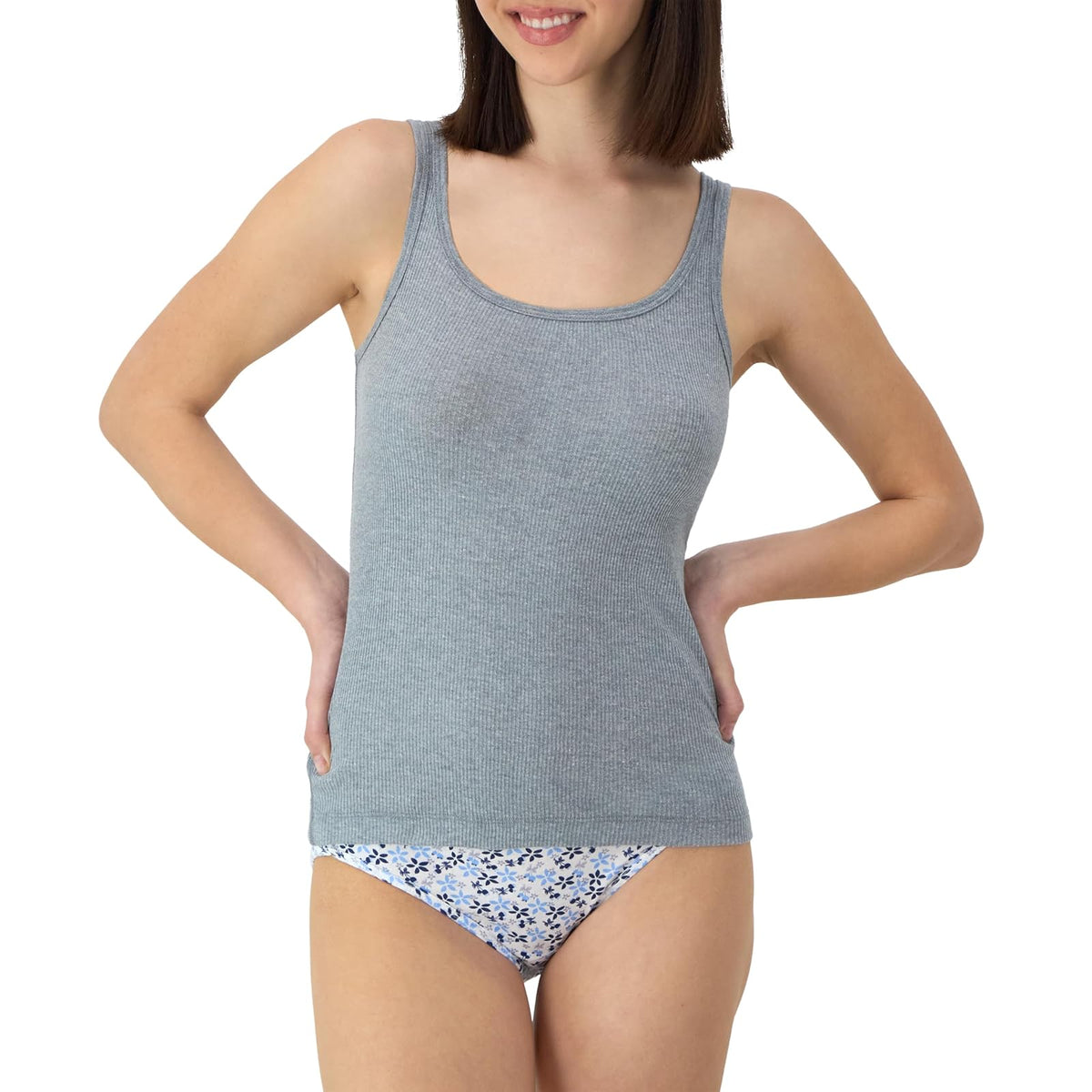 Hanes Originals - Playera sin Mangas de algodón Suave para Mujer, Paquete de 4