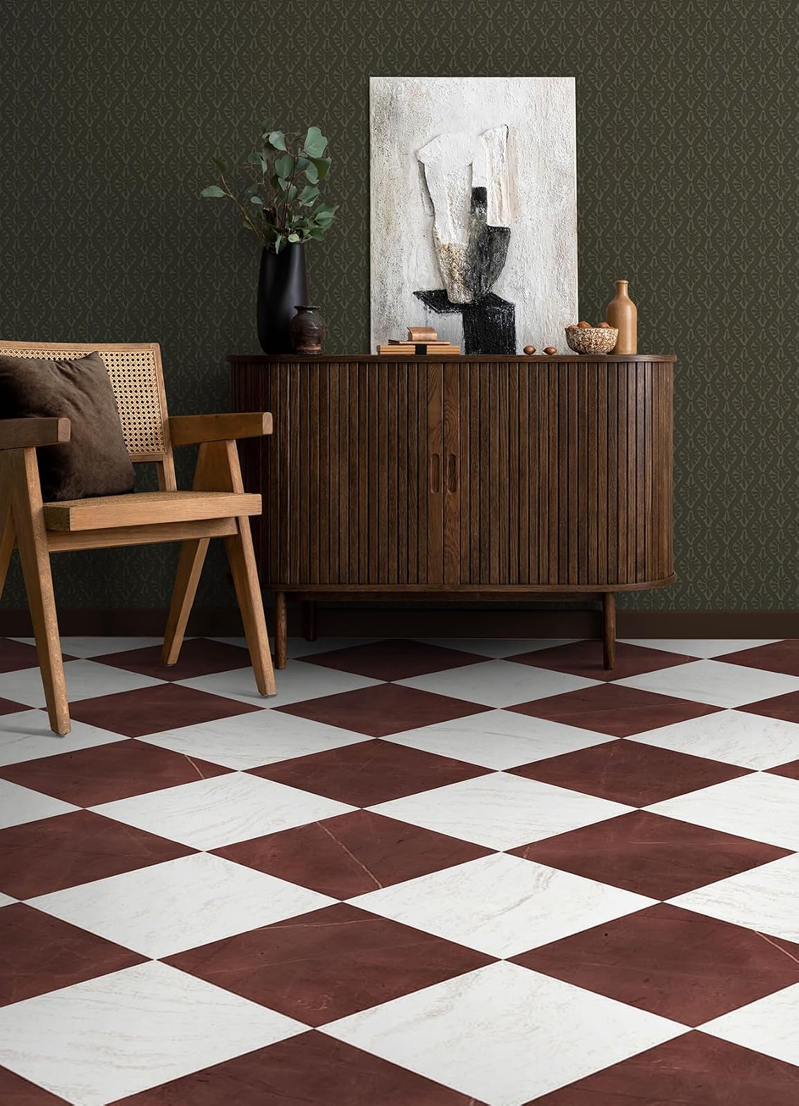 Oxblood FP6333 - Azulejos para despegar y pegar