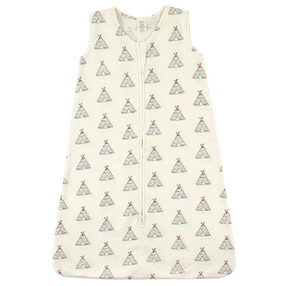 Touched by Nature Saco de Dormir Unisex de algodón orgánico - 6-12 Meses - Teepee