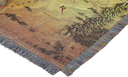 Northwest Lord of The Rings - Manta Tejida de Tapiz The Hobbit, 48 x 60 Pulgadas, Tierra Media