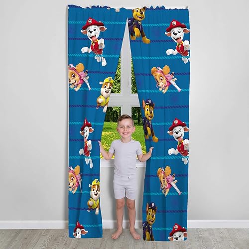 Franco Juego de Cortinas de Ventana para habitación de niños, 82 x 84 Pulgadas, Patrulla Canina