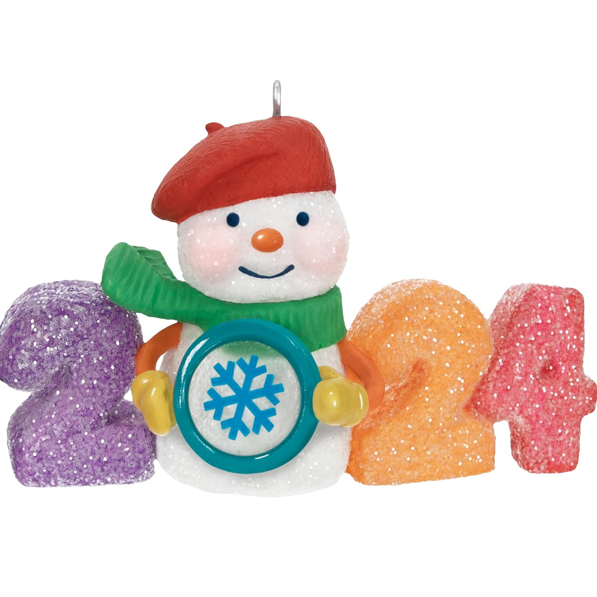 Hallmark - Adorno navideño de Recuerdo 2024, Sweet Decade 2024, Regalos para coleccionistas de muñeco de Nieve