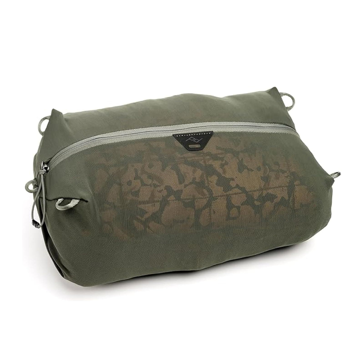 Peak Design Packing Cube S Bolsa Organizadora de Viaje en Malla, Organizador de Maleta Expandible 12L a 22L, Accesorios de Viaje Ultraligero 77g, Plegable, Verde Salvia