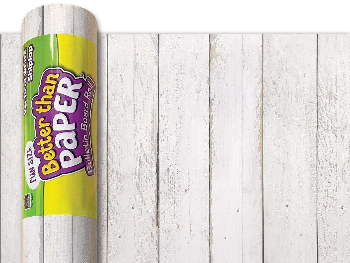 Fun Size - Rollo de tablero de anuncios vertical de color blanco Better Than Paper®