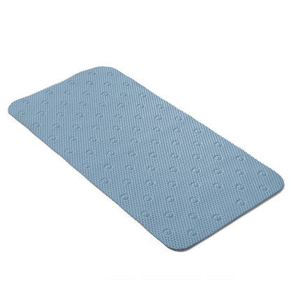 RAYEN | Alfombrilla de Baño | 45 x 91 cm | Uso en Baño y Regadera | Textil | Antideslizante y Absorbente | Color: Azul