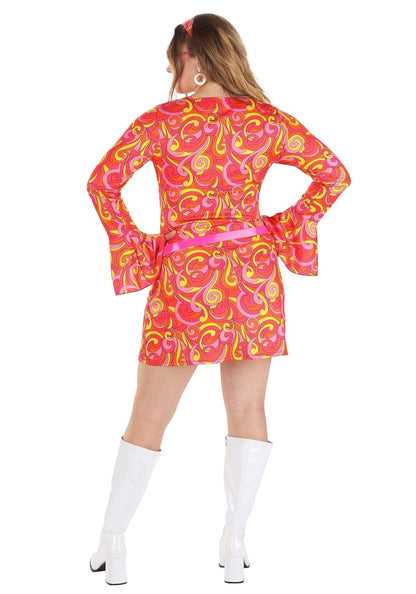 Dreamgirl - Mujeres - Vestido de Baile Go Go - Talla Única - Rosa - Adulto - Traje de Baile Graduación - Incluye Accesorios - 8158