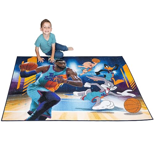 Franco - Alfombra Antideslizante para habitación Infantil, 69 x 52 Pulgadas, Space Jam 2 A New Legacy