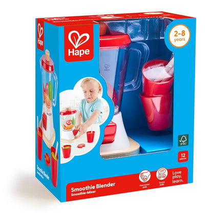 Hape Accesorios de Cocina, Licuadora Perfecta para niños de 3 años en adelante, con Vasos, Frutas y Espinacas Baby, Modelo: E3158
