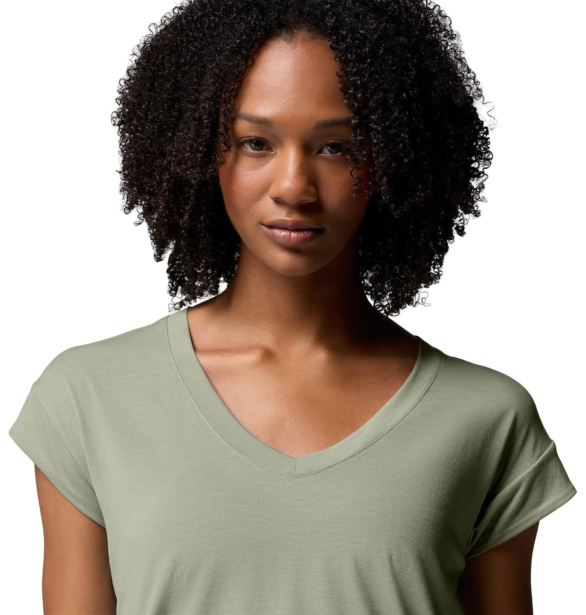 Columbia Daniela Falls - Camiseta de Manga Corta con Cuello en V para Mujer