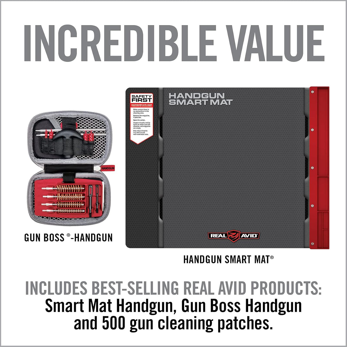Real Avid Gun Boss - Kit de Limpieza para Pistola