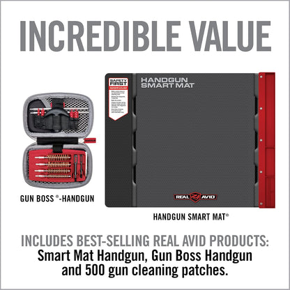 Real Avid Gun Boss - Kit de Limpieza para Pistola