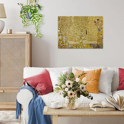 Ravensburger Rompecabezas de 1000 Piezas El Árbol de la Vida por Gustav Klimt | Rompecabezas Premium de Arte, Pintura, Klimt | Encaje Perfecto Soft Click | 70 x 50 cm | Calidad Alemana