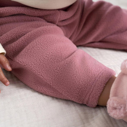 Gerber Paquete de 4 Pantalones de Microforro Polar Pantalones Deportivos para bebés niños
