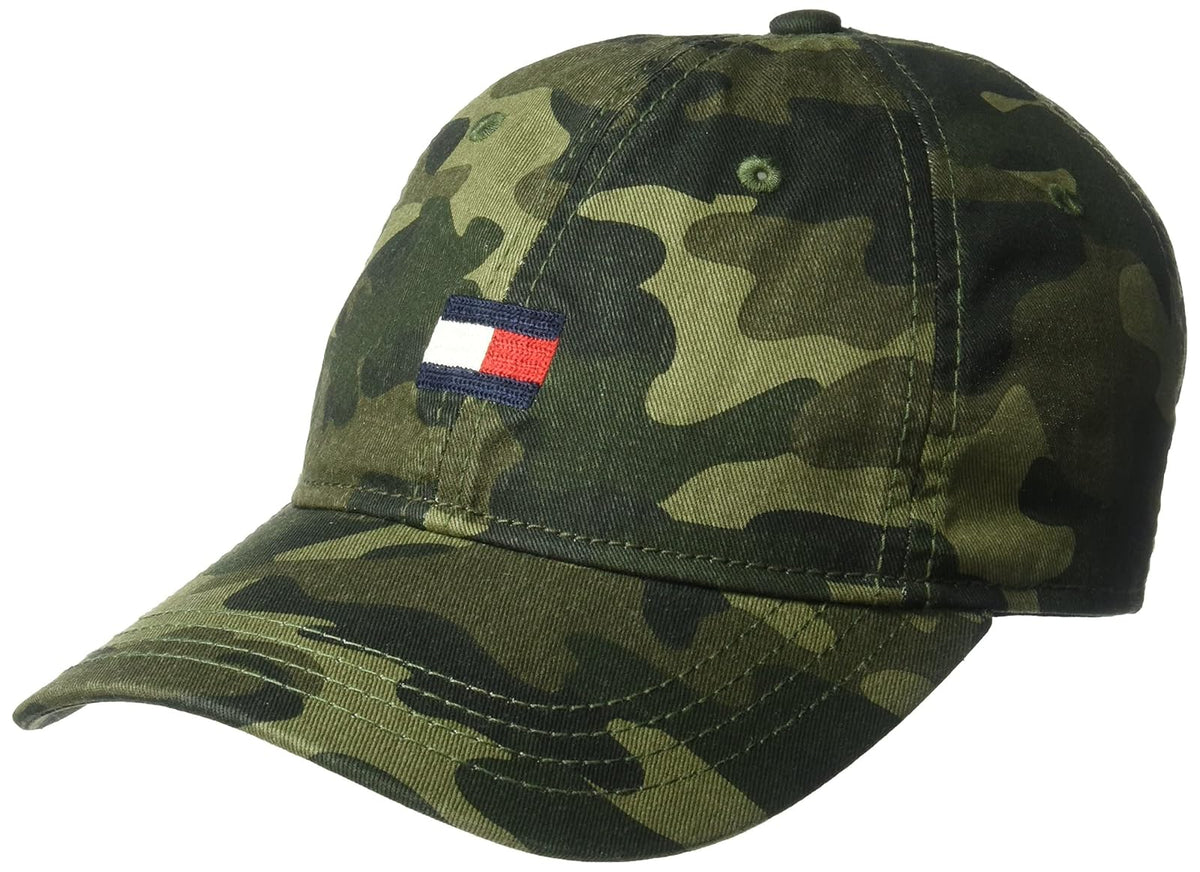 Tommy Hilfiger Ardin Dad - Gorro para Hombre - Talla Única - Verde fluorescente, NOTA