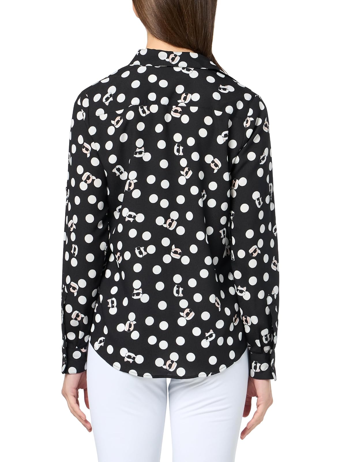 Karl Lagerfeld Blusa con Logotipo de Moda para Mujer