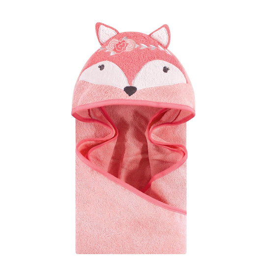 Hudson Baby - Toalla con capucha con cara de animal, Boho Foxy, talla única