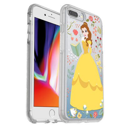 OtterBox Symmetry Series Funda con Licencia Disney y Star Wars para iPhone 8 Plus y 7 Plus - BELLE