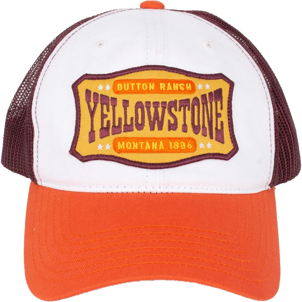 Concept One Yellowstone Trucker Hat, Mesh Adjustable Snapback Baseball Cap with Curved Brim Gorra de béisbol Unisex Adulto