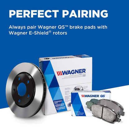 Wagner Juego de Balatas Cerámicas ZD1592 | Sustituye a D10601HL0B. Reemplazo de grado OE.