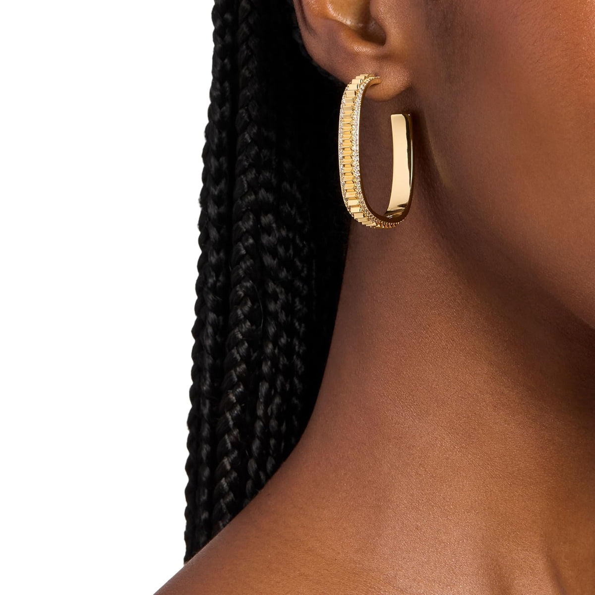 Aretes de aro grandes Lexington de Michael Kors para mujer, MKJ8612710