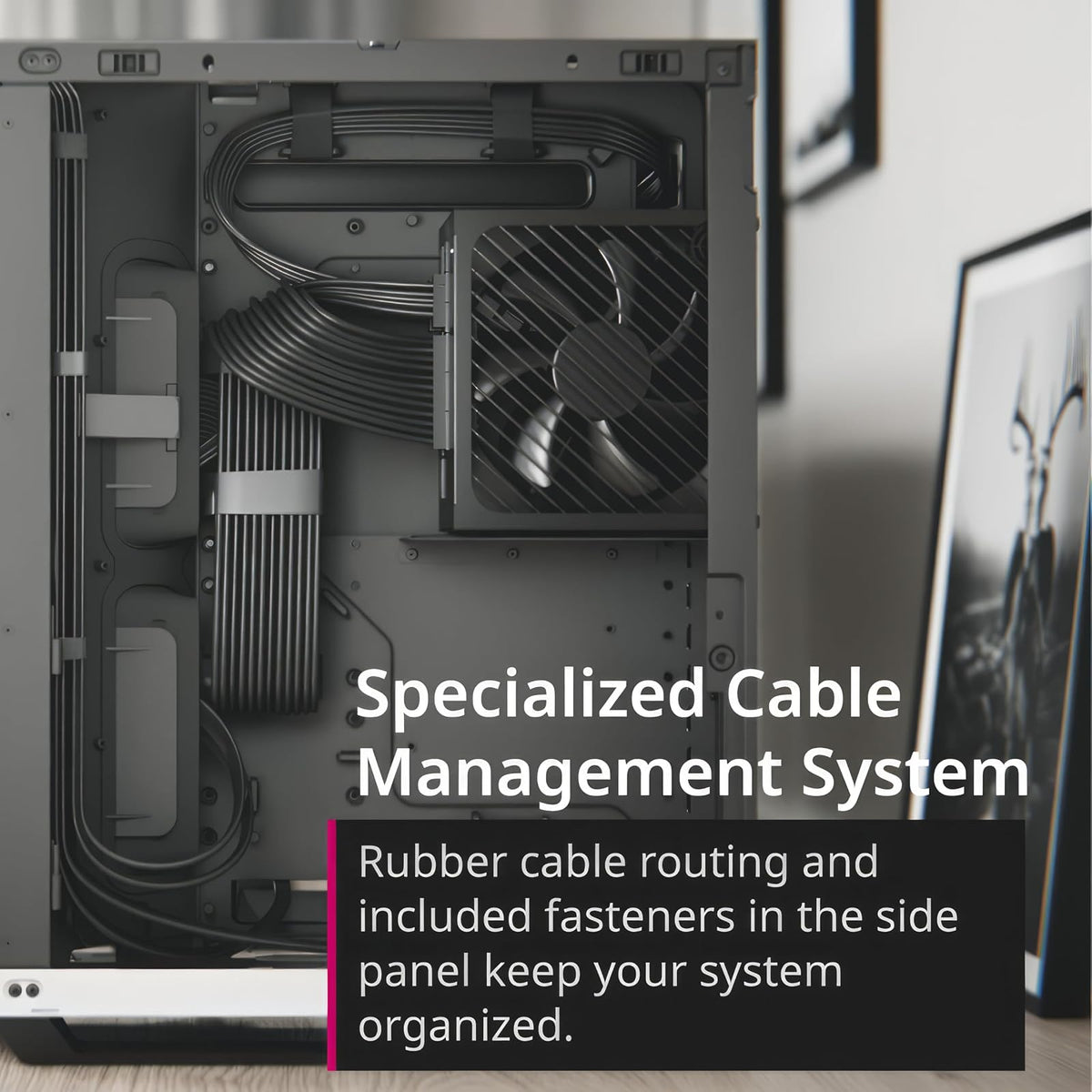 APNX V1 Black & White – ATX, Dual Tone Gamer RGB Build