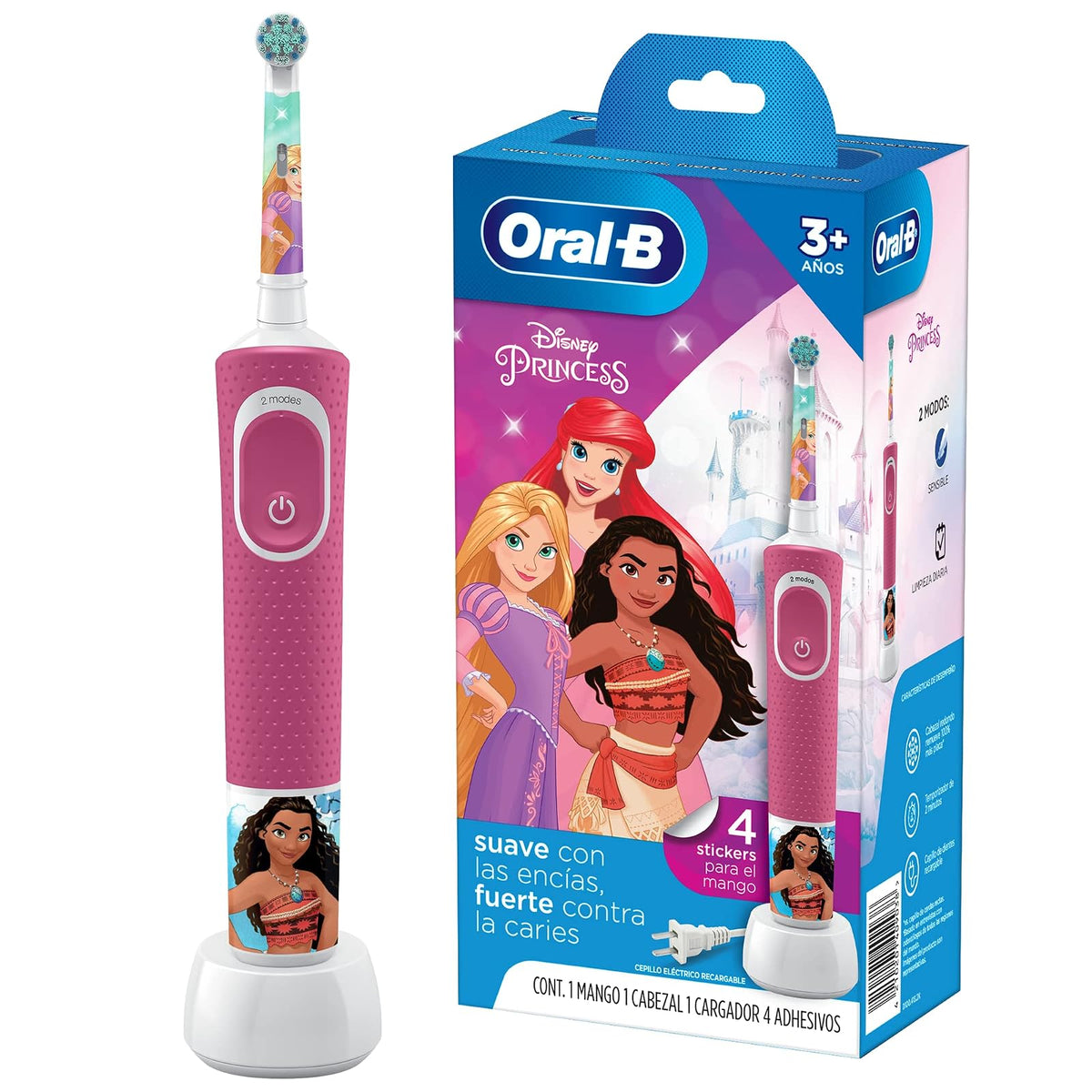 Oral-B Marvel Spider-Man, Cepillo de Dientes Eléctrico Infantil (+3 años), Cabezal Redondo + Oral-B Disney Frozen, Cepillo de Dientes Eléctrico Infantil (+3 años), Cabezal Redondo
