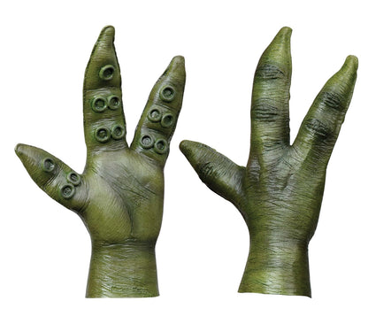 Ghoulish Productions Cthulhu Hands, Accesorio de Manos de Dios Pulpo, Guantes Complemento para Disfraz de Monstruo Mitológico Calamar Ideal para Halloween y Fiestas de Disfraces