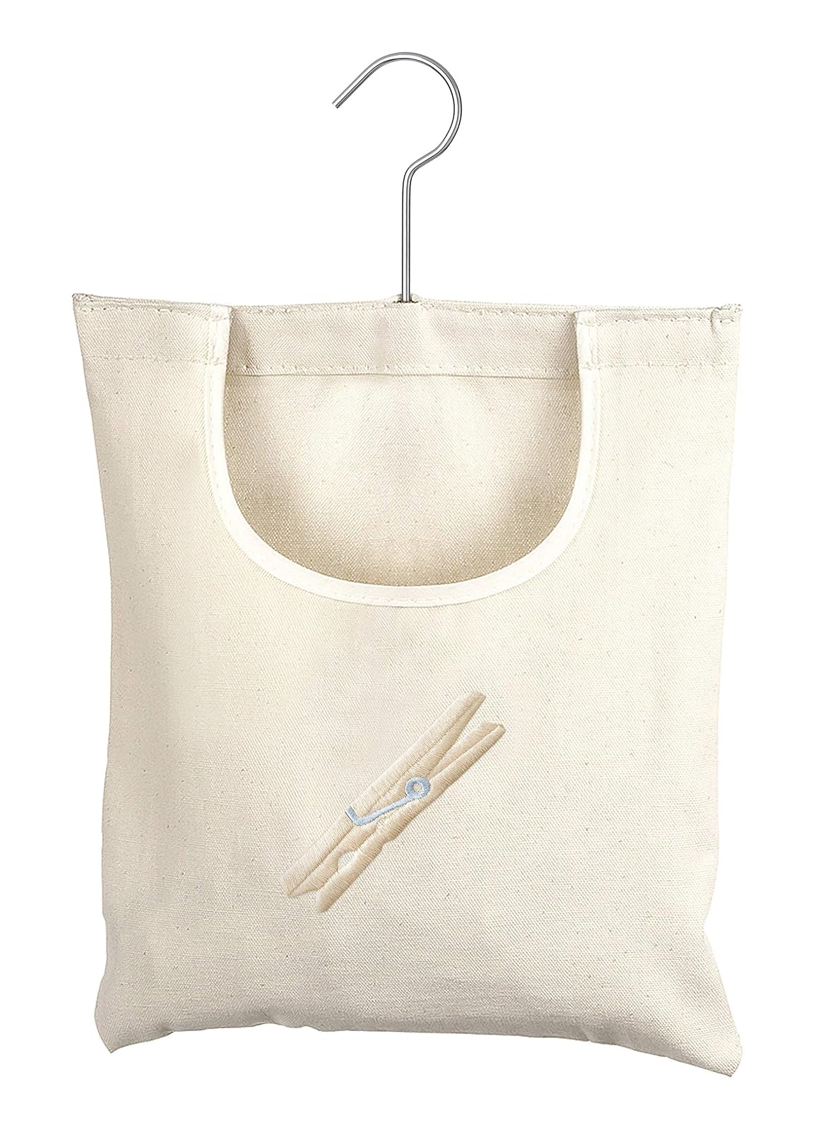 Whitmor 6462-789 Canvas Clothespin Bag