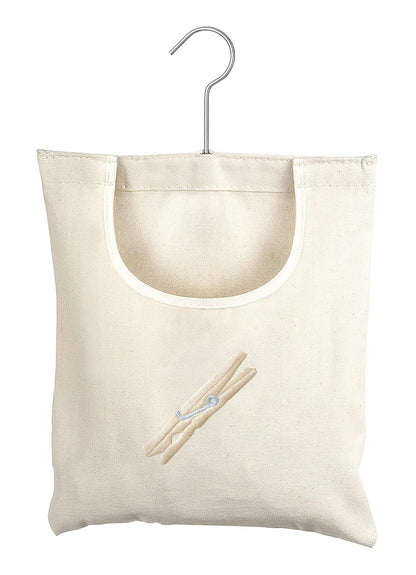 Whitmor 6462-789 Canvas Clothespin Bag