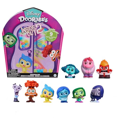 Just Play Figuras Disney Doorables Squish’Alots Series 3, 9 Piezas, estatuillas coleccionables de 3,8 cm, Juguetes para niños a Partir de 5 años