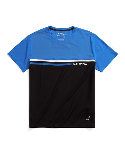 Nautica Playera Colorblock Navtech para Hombre - Azul (spinner blue) - G