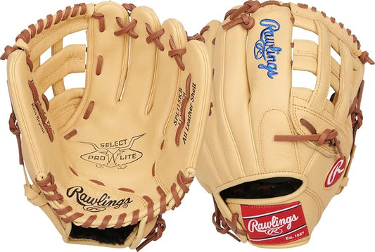 Rawlings Select Pro Lite Glove Series | Guantes de béisbol Juveniles | Modelos de Jugador Profesional | Tamaños 11.2 a 12.2 Pulgadas
